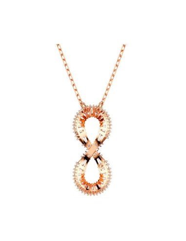 Colar Hyperbola Swarovski para mulher com banho de ouro rosa
