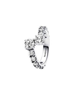 Bague Pandora pour femme avec un anneau brillant