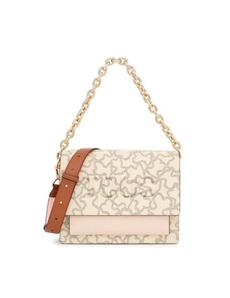 Tous Audree sac à bandoulière moyen de la collection Kaos Icon beige