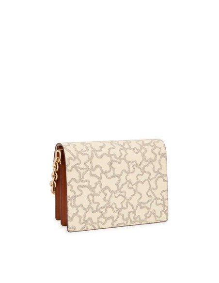 Tous Audree mittlere Umhängetasche aus der Kaos Icon beige Kollektion