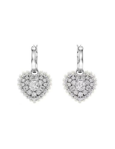 Brincos Swarovski em forma de coração da coleção Hyperbola