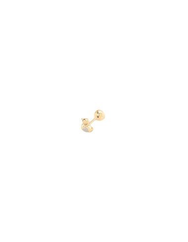 AGATHA INDIVIDUAL GOLD AND SILVER TONE DUCKLING EARRINGS