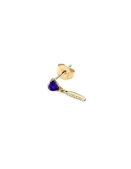 Boucles d'oreilles en argent sterling bleu Agatha Mini Mix And Match