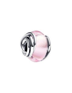 Fügen Sie einen Hauch von Eleganz und Farbe mit dem Pandora Rosa Murano Silber Charm hinzu! | Online-Shop