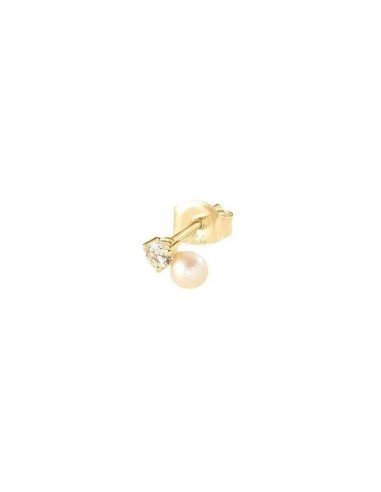 AGATHA PIERCING MIX & MATCH STERLING SILVER WITH GOLD TONE PEARL