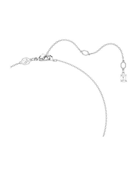 Ciondolo Swarovski Stilla - Eleganza ottagonale placcata in rodio | Samparfums.it