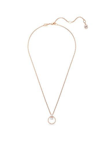 Constella Swarovski Pendant - Round Size in Rose Gold Plating | Samparfums