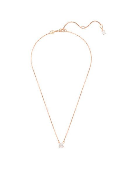 Pendant Stilla Swarovski - Square Size Rose Gold Plated | Elegant Gift at Samparfums.es