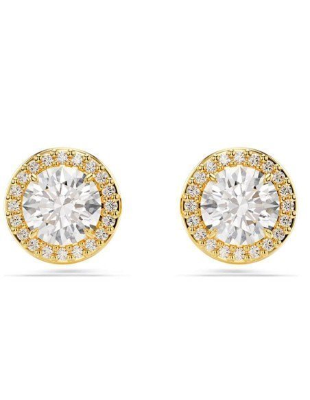 Pendientes de Botón Una Angelic - Tono Dorado con Baño Tono Oro | Samparfums.eS