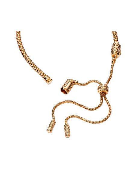 Acquista il bracciale scorrevole con borchie Pandora Shine - Eleganza moderna | Sam Parfums