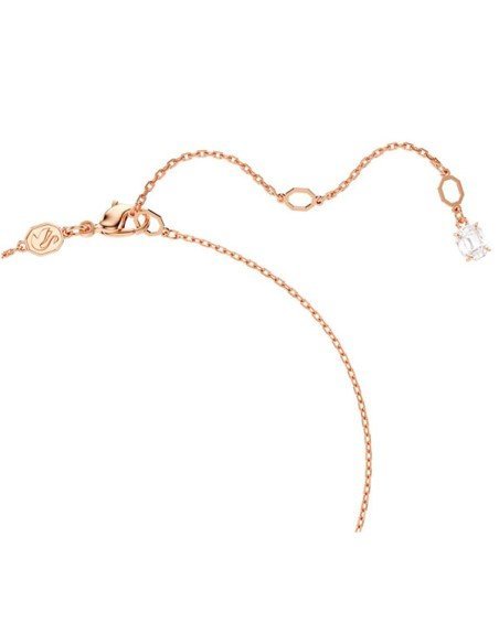 Swarovski Matrix Pendant with Crystal Pearl and Rose Gold Plating