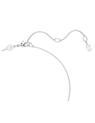 Swarovski Matrix-Anhänger mit rhodinierter Kristallperle - Zeitlose Eleganz