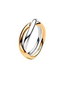 Pandora Two Tone Interlocking Ring - Fusion of Elegance | Sam Parfums kaufen