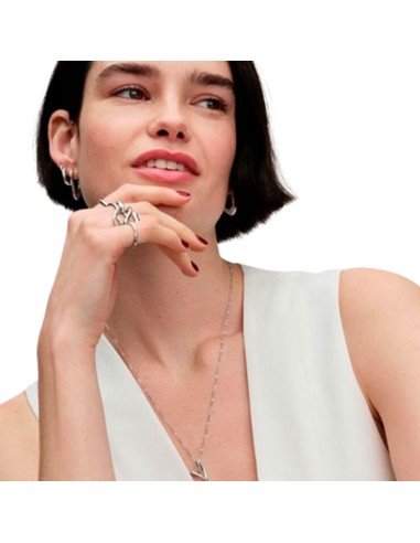 PANDORA Petites boucles d'oreilles rondes en argent sterling : Elégance minimaliste : Samparfums