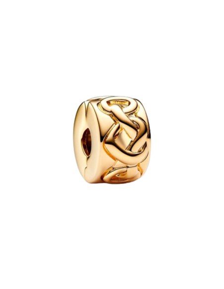 Acheter Pandora Shine Knotted Hearts Clip - Charming Detail | Sam Parfums