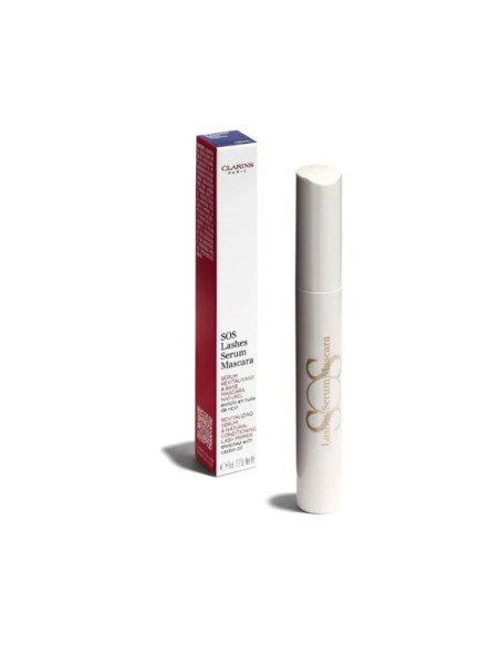 Clarins Mascara SOS Serum Pestanas - Fortalecimento e Volume | Sam Parfums