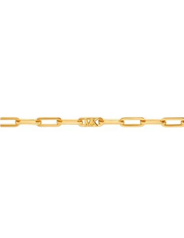 Pulsera de Cadena de Eslabones de Latón Chapado en Metal Precioso con Logotipo Imperio