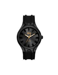 Diesel Streamline Silicone Watch Black - Design minimaliste et moderne