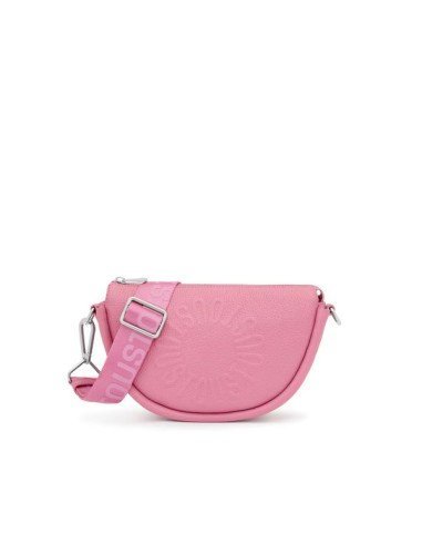 Tous Medium Dark Pink Leather Shoulder Bag TOUS Miranda | Elegance and Style at Sam Parfums
