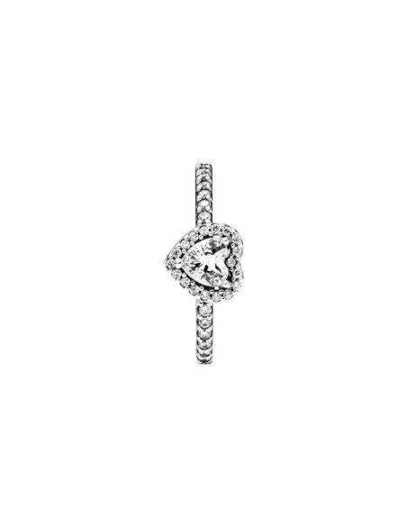 Anello Pandora con cuore in rilievo: amore ed eleganza da Sam Parfums