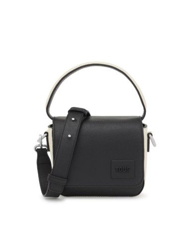 Tous Small Black and Beige Shoulder Bag TOUS Amanda | Compact Elegance at Sam Parfums