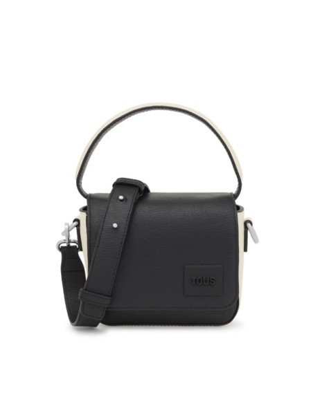 Tous Bandolera Pequeña Negra y Beige TOUS Amanda | Elegancia Compacta en Sam Parfums