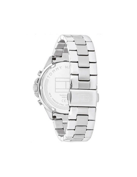 Tommy Hilfiger Mellie Uhr aus Edelstahl mit stilvollem und funktionellem grauem Zifferblatt