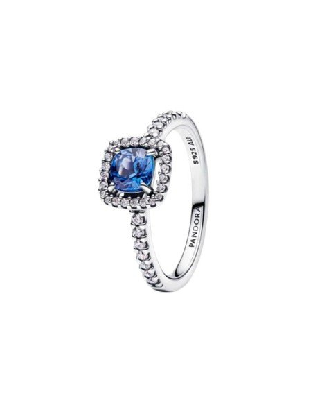Pandora Halo Blue Ring: Elegance and Sparkle in Every Detail