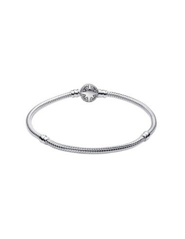 Bracelet en argent Pandora Moments : élégance avec fermoir étoile polaire