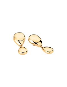 Brincos compridos Agatha Danae: elegância e estilo em ouro para qualquer ocasião