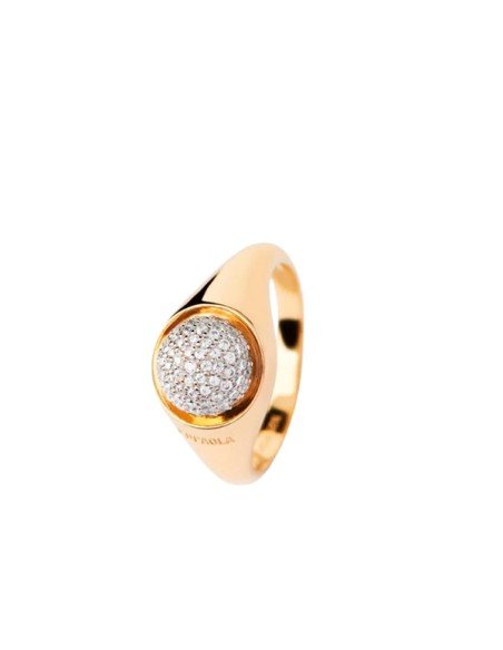 PDPAOLA Pave Moon Ring - Unique elegance and style for your special occasions