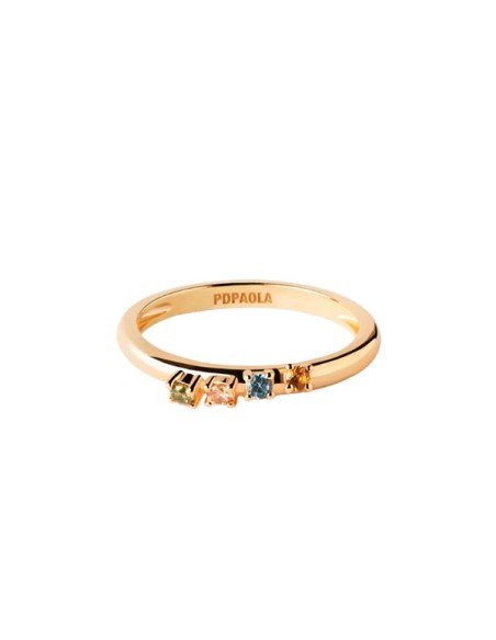 PDPAOLA Rainbow Wing Ring: Elegance and colour in a single piece