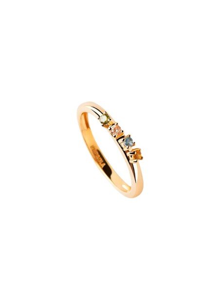 Anillo Rainbow Wing de PDPAOLA: Elegancia y color en una pieza única