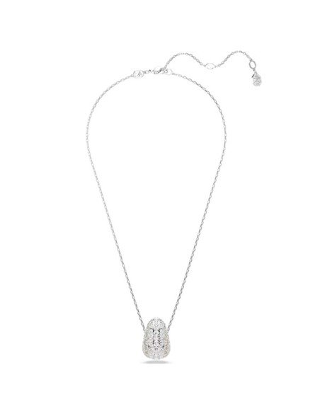 Pendente Swarovski Sublima, rotondo bianco, elegance, rodiato
