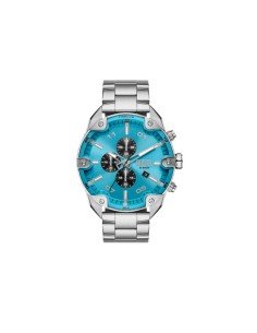 Montre Diesel Spiked en acier : design industriel, chronographe et étanchéité