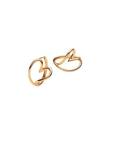 Pandora Shine Organic Heart Ohrringe: Eleganz und Glanz in 18k Gold