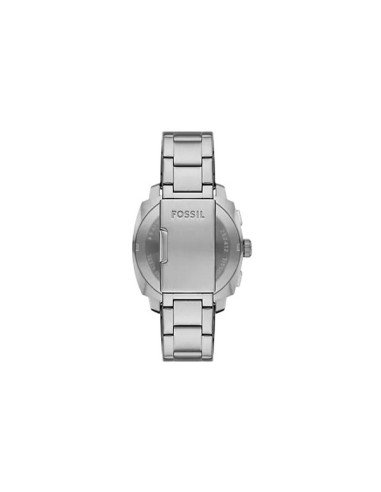 Montre chronographe Fossil Machine : design masculin, bracelet gris et cadran noir