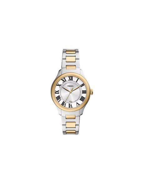 Montre Fossil Gilmore bicolore avec chiffres romains, sophistication et style durable