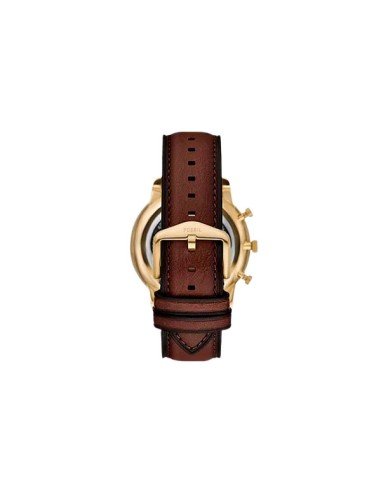 Montre Fossil Neutra : élégance et fonctionnalité avec bracelet en cuir marron