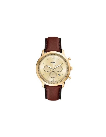 Montre Fossil Neutra : élégance et fonctionnalité avec bracelet en cuir marron