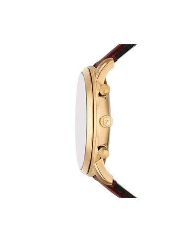 Montre Fossil Neutra : élégance et fonctionnalité avec bracelet en cuir marron