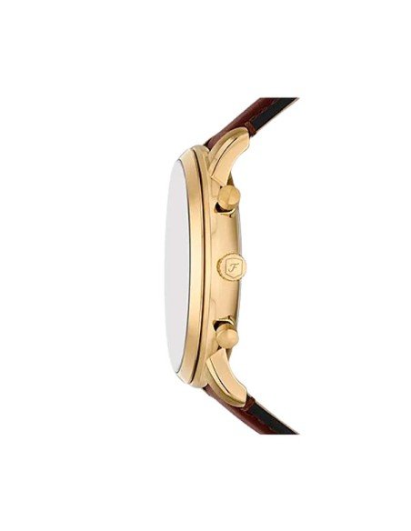 Montre Fossil Neutra : élégance et fonctionnalité avec bracelet en cuir marron