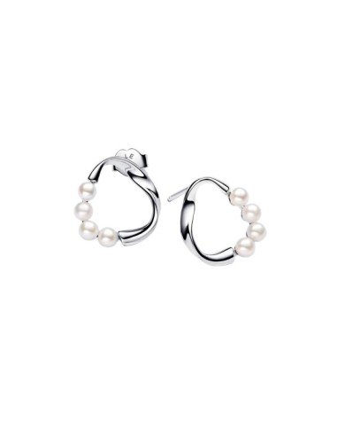 Orecchini Pandora con perle coltivate: eleganza e stile senza tempo in argento sterling