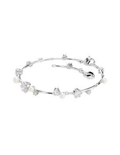 Bracelet de tennis Constella Swarovski : élégance céleste avec des perles et des cristaux éblouissants