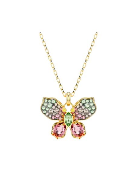 Pendente Idyllia Swarovski: eleganza multicolore in placcatura oro