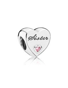 Irmã Coração Zirconia Charme De Prata Pandora, as últimas ofertas em Pandora joalharia