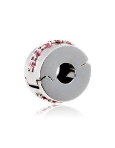 Clipe De Prata De Zirconia Rosa Pandora, as últimas ofertas em Pandora joalharia 2