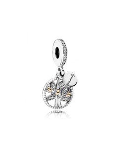 Charm Pandora Silver & Gold Family Tree, die neuesten Angebote von Pandora Jewellery