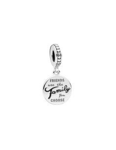 Amigos Pandora Silver Charm São A Família Que Você Escolhe, as últimas ofertas em Pandora joalharia