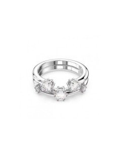 Constella Ring Constella Set 2 Round, White, Rhodium Plated